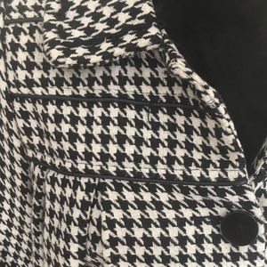 Houndstooth Cropped Jacket